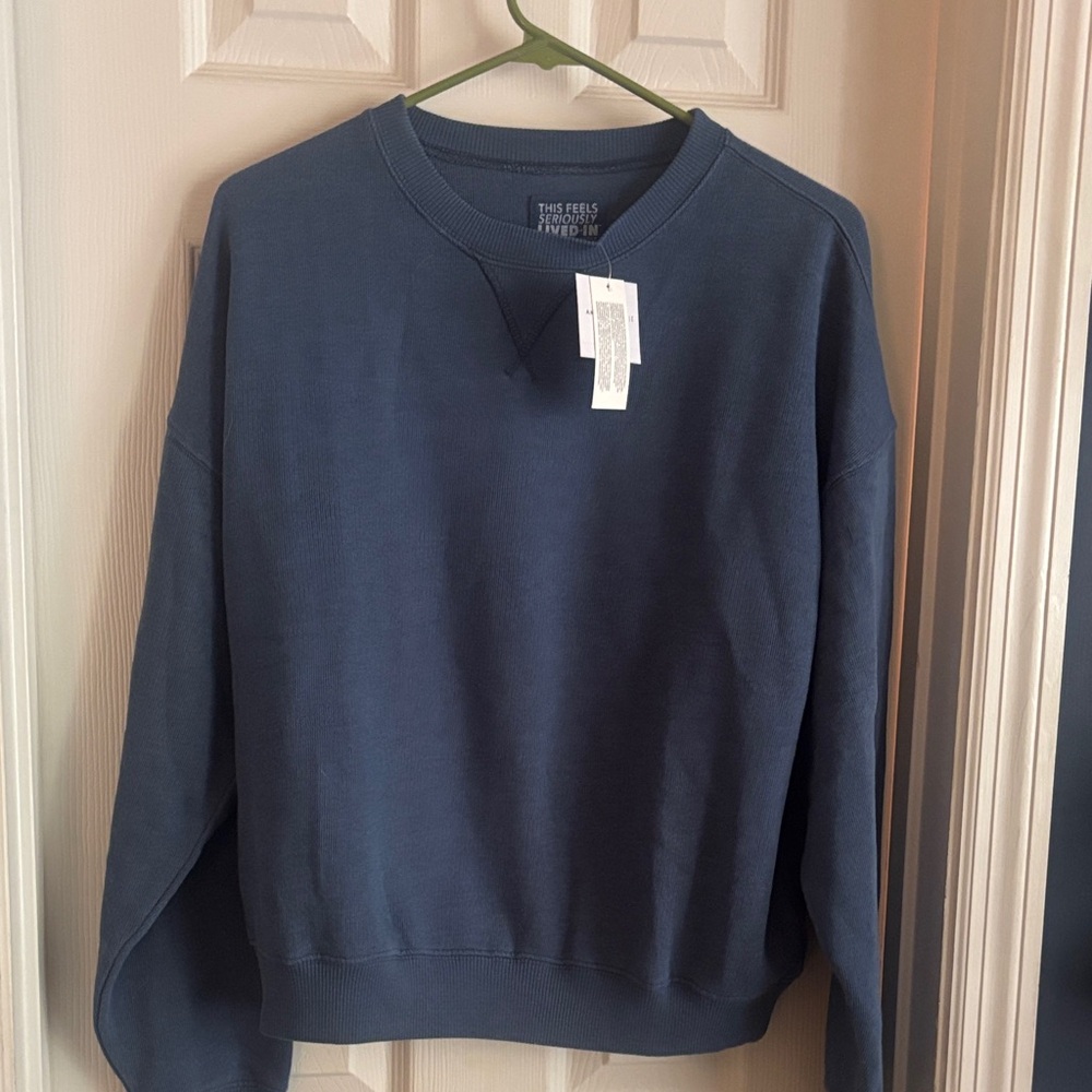 AE Soft Classic Crewneck Sweatshirt - Navy